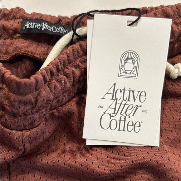 NWT Active After Coffee Men's Brown Shorts sz xl - Picture 2 of 4
